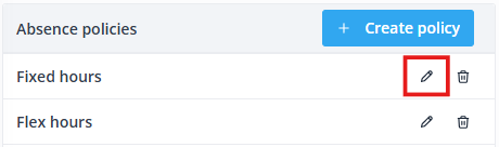 Absence policy edit EN