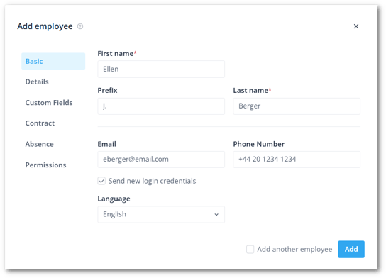 Add employee Basic EN-shdw