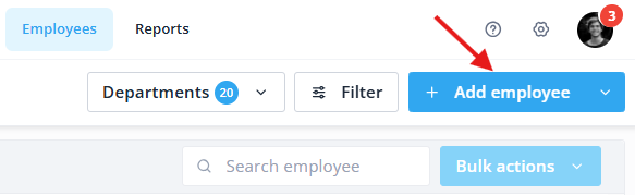 Adding, editing and deactivating employees