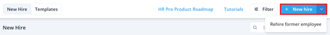 Add new hire EN