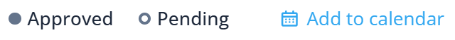 Add to calendar button EN