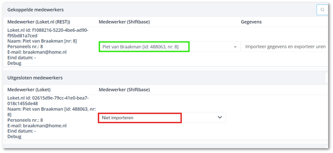 Administratienummer Overzicht loket