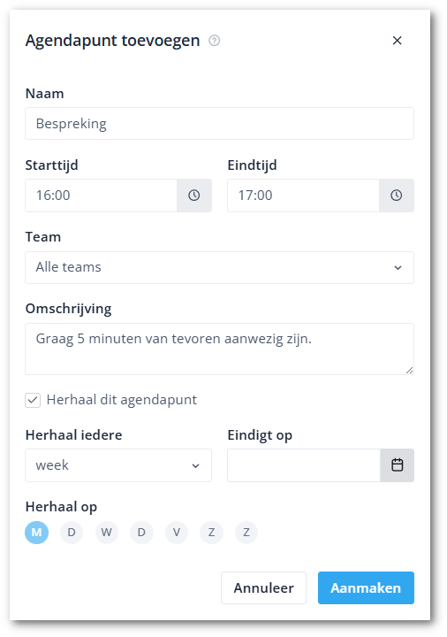 Agendapunt toevoegen-shdw