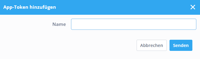 Api token name