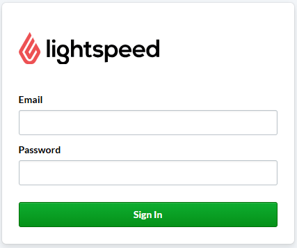 Authenticate with Lightspeed back office EN