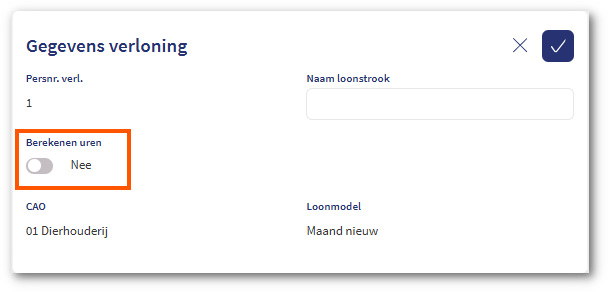 Berekenen uren Nieuw