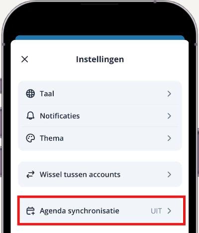 Calendar sync apple settings NL