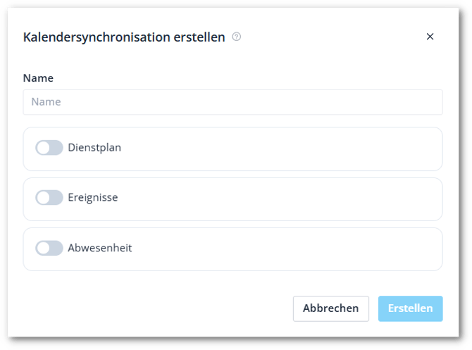 Calendarsync setting up DE-shdw