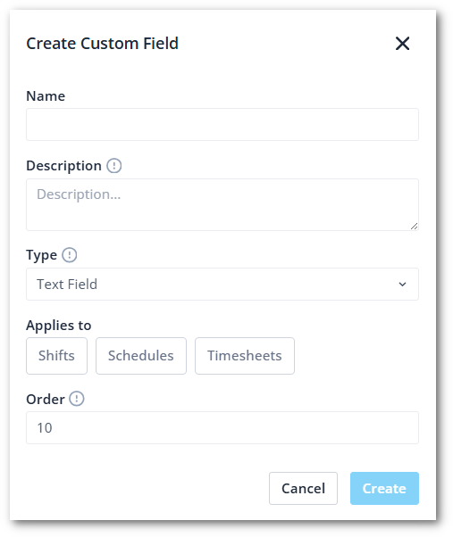 Create custom field EN-shdw