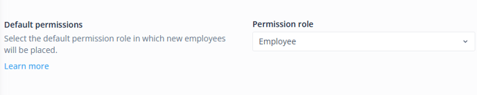 Default permission group