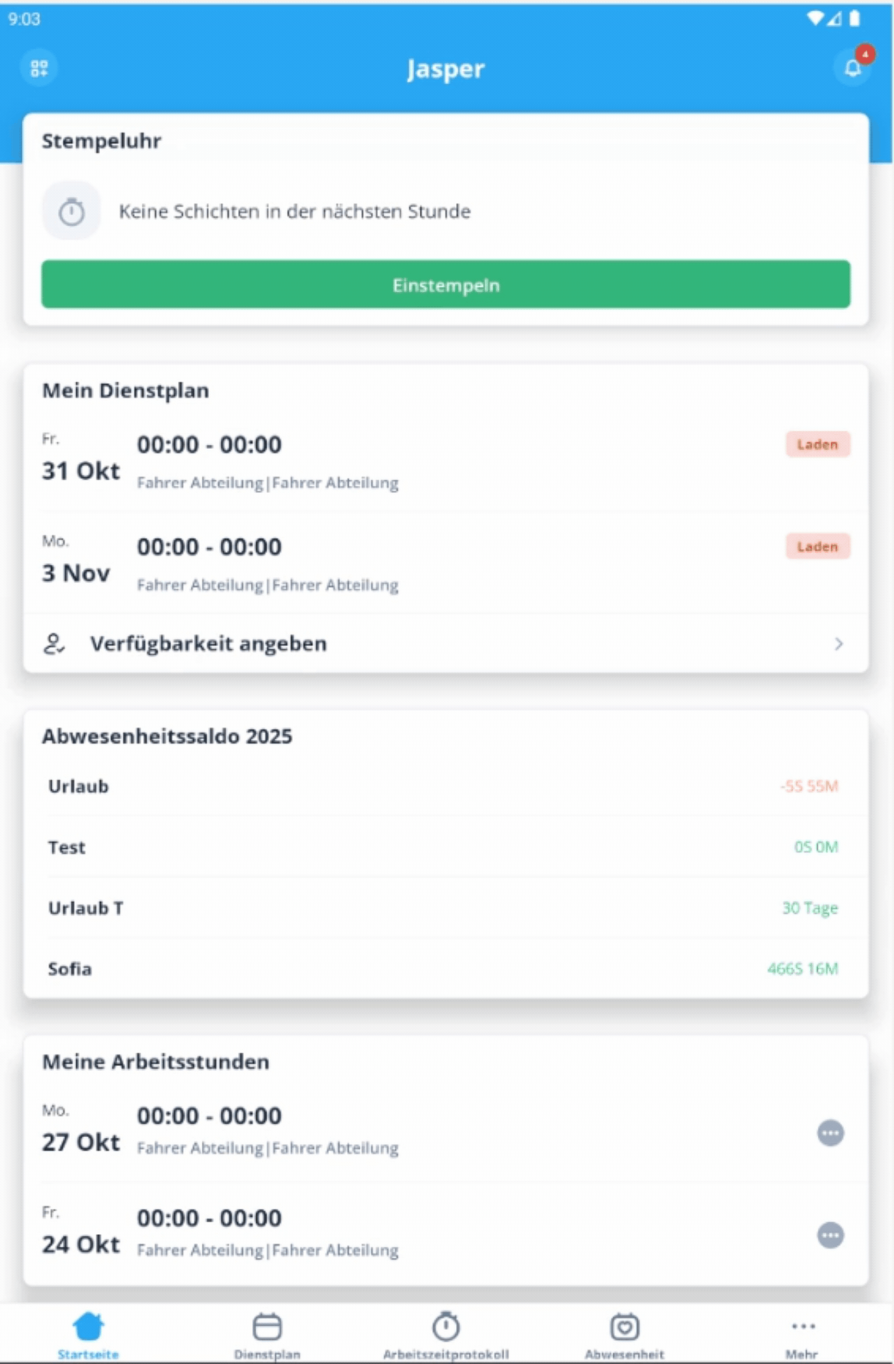 Edit and Save Employee Contact Details in Shiftbase