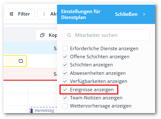 Events filter DE-shdw