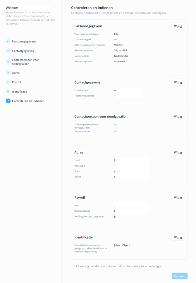 HR Pro new hire form NL