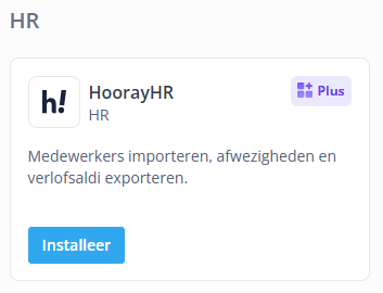 HoorayHR tile NL