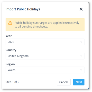 Import public holidays step 1 EN-shdw