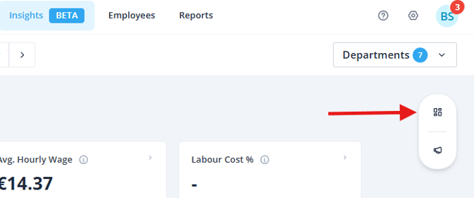 Insights side menu EN