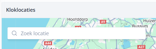 Kloklocatie zoeken