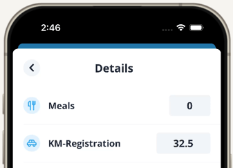 Km registration