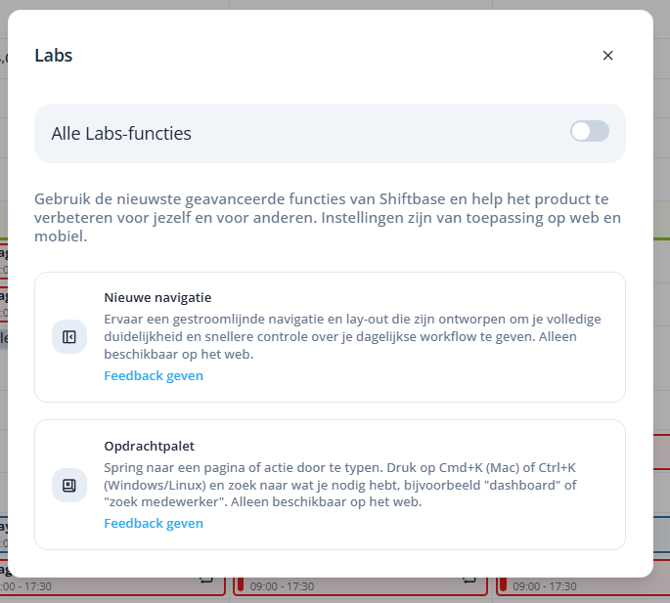 Labs modal NL