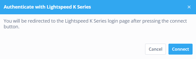 Lightspeed K authenticate EN