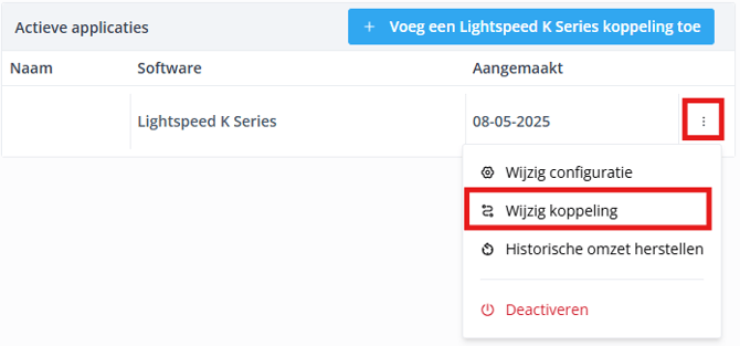 Lightspeed K edit mapping NL 1
