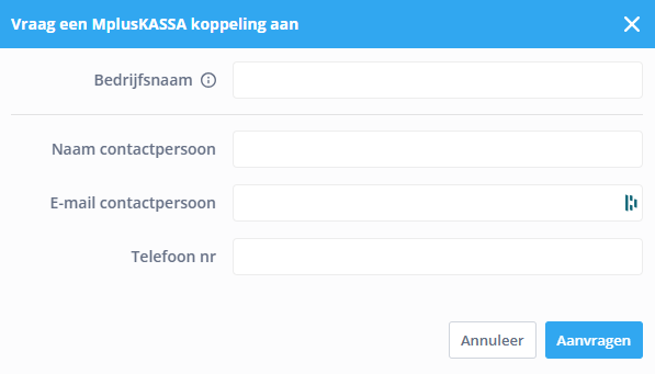 Mpluskassa Request form NL