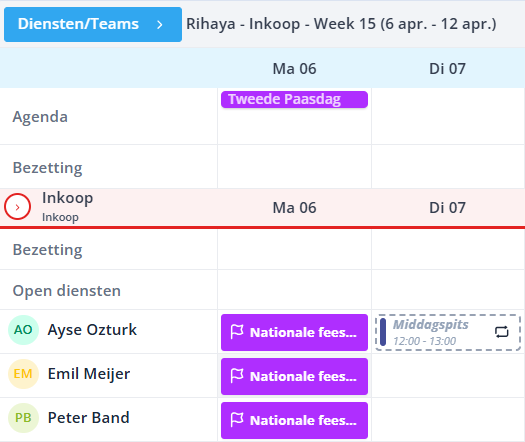 National holiday example NL