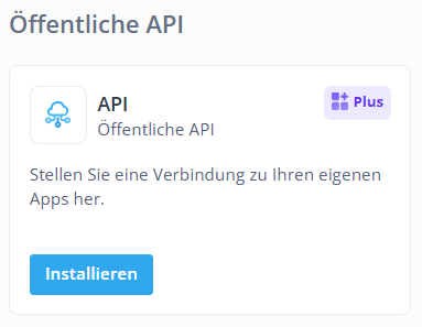 Offentliche API