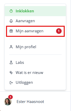 Open shift invitation notification NL