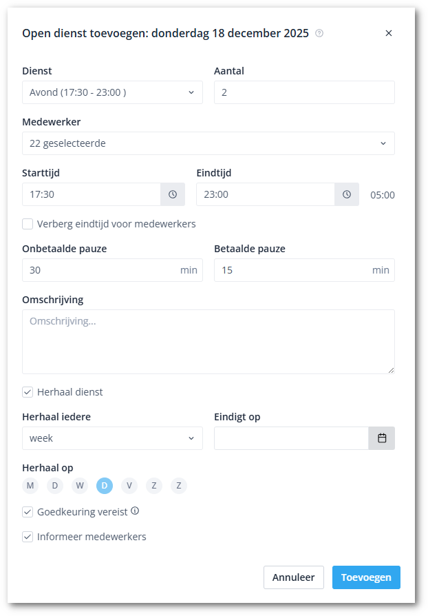 Open shift modal NL-shdw