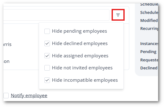 Open shift status EN-shdw