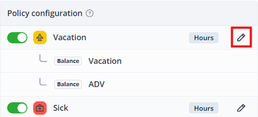 Policy configurations-1
