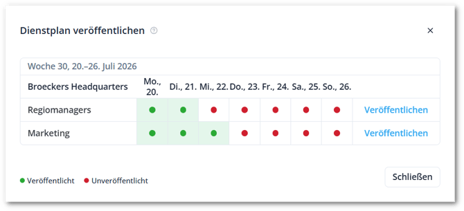 Publish schedule modal DE-shdw