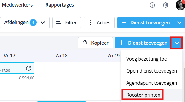 Rooster printen knop-1