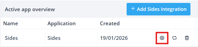 SIDES edit configuration EN