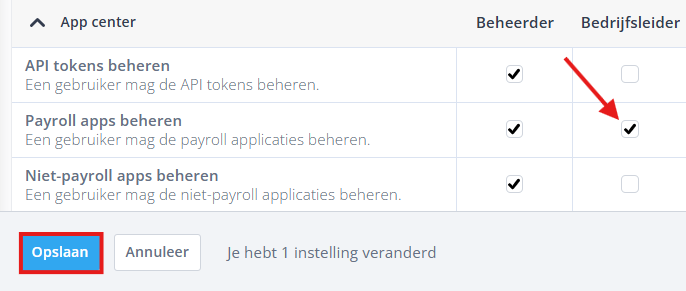 Save permissions
