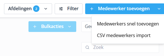 Medewerker toevoegen knop NL