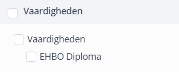 Vaardigheden filter in het rooster