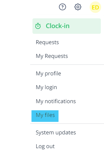 helpcenter my files