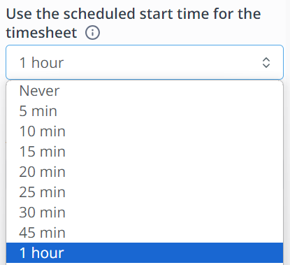 Punch clock management